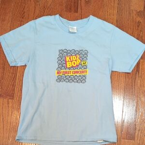 Kidz Bop My First Concert T-shirt Size M 9-10 140 Light Blue